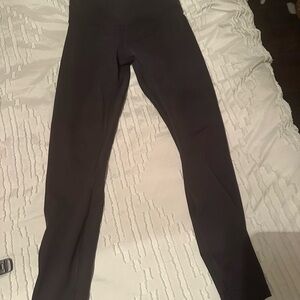 Lululemon wunder train 25 inch black leggings size 8
